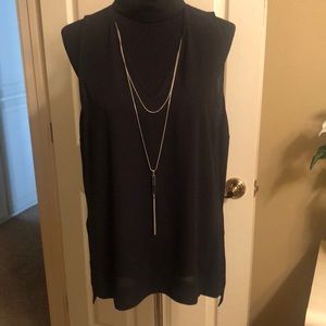 Black chiffon designer blouse